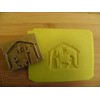 Nativity scene stamp for soap pottery polymer clay and more