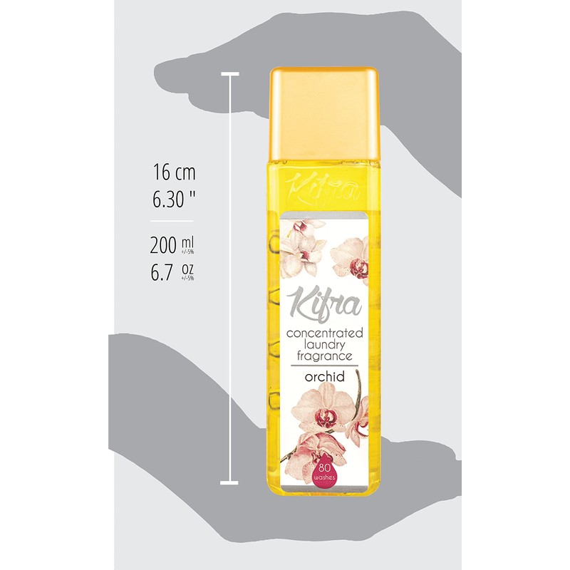 KIFRA ORCHID Concentrated Laundry Fragrance 200ml 80 Washing Cycles