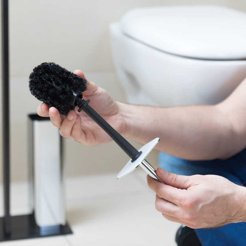 Relaxdays 5 x Toilet Brush Heads, Loose Toilet Brushes, 9.5