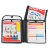 C-Line Homework Connector Folder, Black, 1/2" x 10 3/4" x