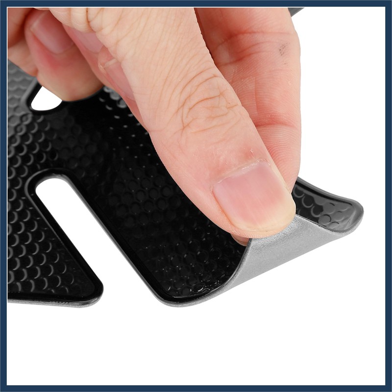 INFINAUTO Motorcycle Fuel Tank Protector 3D PVC Rubber Pad Black