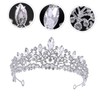 Baluue 3pcs Wedding Headdress Rhinestone Crown for Girls Elegant Birthday