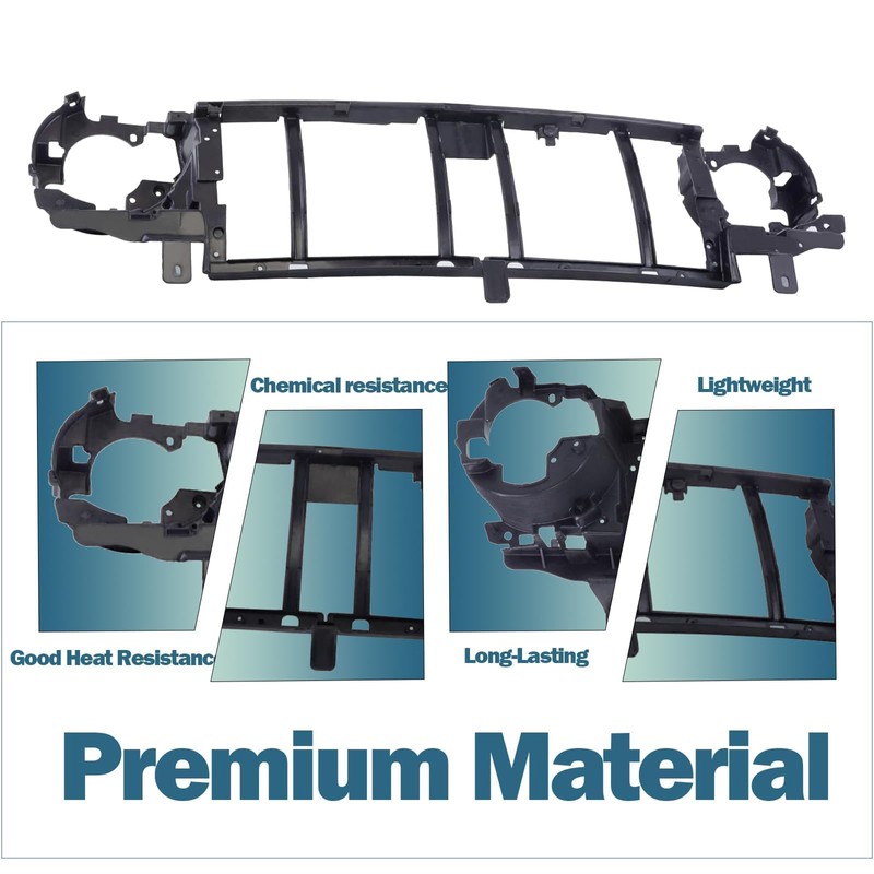 CarPartsDepot Grille Mounting Support Grill Bracket Compatible with Jeep Liberty