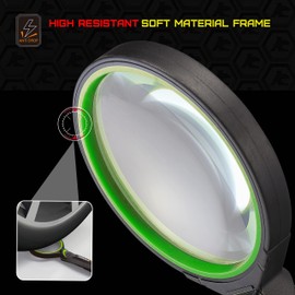 POPLOCK Magnifying Glass with LED (Neon Green)