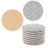Absorbent Drink Coasters, GOH DODD 8 Pieces Ceramic Mats Table