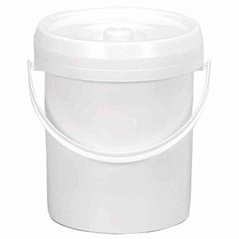 LOCKWEILER 2643/07 Nappy-Pail With Lid, 7 Litres Diameter 23 cm White