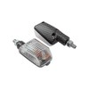 Motorcycle Short Stem Mini Indicators With Carbon Body And Clear