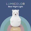 Angelcare Lumicolor Bear Baby Night Light, Color-Changing and Rechargeable Kids