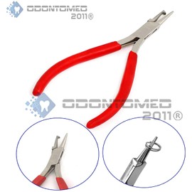 OdontoMed2011 5" Split Ring Jewelers Pliers Wire Working Looping Wrapping Jewelry Plier Red Handle ODM