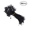 Healifty Pack of 950 Black Tag String Nylon Lock Black