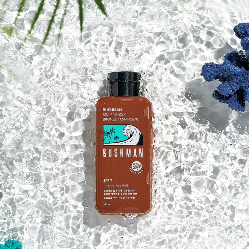 VivaLand Bushman Waterproof Tone-up Sun Cushion + Tanning Oil Set