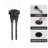 Lexziuo 1PCS Black Round Dual Flush Button - 38mm/48mm/58mm Universal