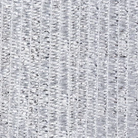 70% Aluminum Shade Cloth 13 FT x 13 FT, Durable Mesh Silver Tarps with Grommets and Ball Bungee,Reflective Sun Shade Net Cover for Pet Shade, Car Cover, Patio Garden, Pergola, Plants Growing, Pools