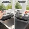 Moforoco Extra Large Sponge Holder for Kitchen Sink Organizer Caddy,