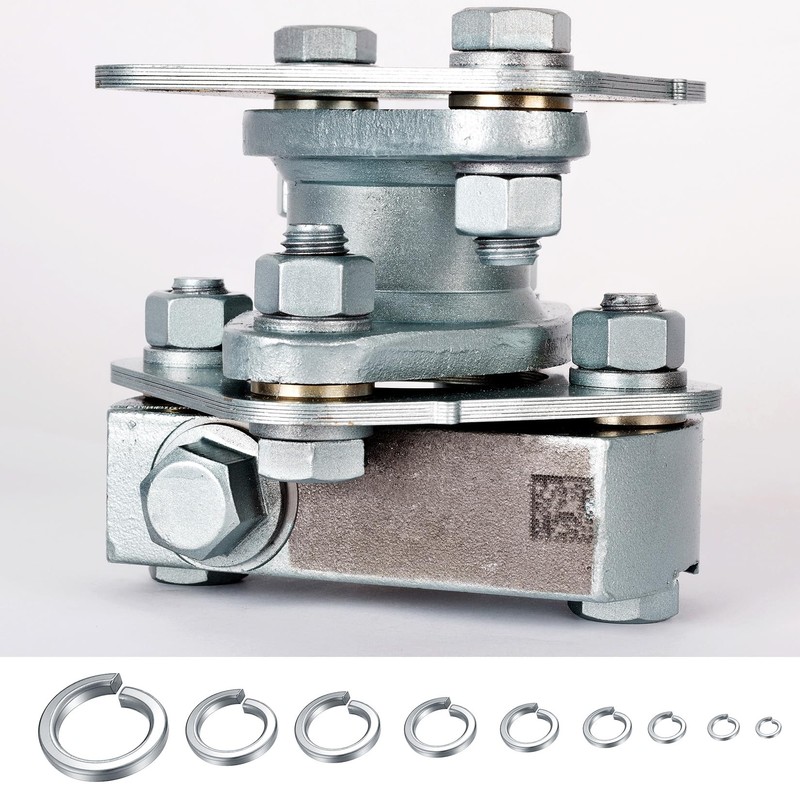Zxglxinyao 900 PCS Stainless Steel Spring Lock Washer, Split Lock