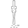 Trend HSS Adjustable 5/8 Inch Countersink with 7/32 Inch Drill