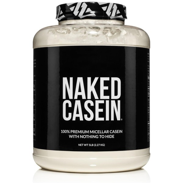 NAKED Casein - 5Lb Micellar Casein Protein Powder - Bulk,