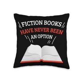 Science Fiction Sci-Fi Book Worm Literature Book Lovers Day Throw Pillow