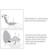 Yangers Replacement Razor Shaver foil Blade Head Parts Replacement for