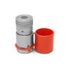 3/4" SAE -12 Skid Steer Bobcat Flat Face Hydraulic Quick Connect Female Coupler