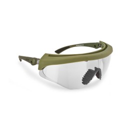 BERTONI Shooting Glasses Shatterproof and Antifog Lens - Adjustable Lens' Angle - AF869 Tactical Safety Protective Glasses (Clear Lens)