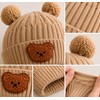 Baby Bear Ear Winter Hat for Kids – Soft Knitted