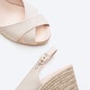 VISCATA Llansa Espadrille Wedges Open Toe Ankle Strap Buckle