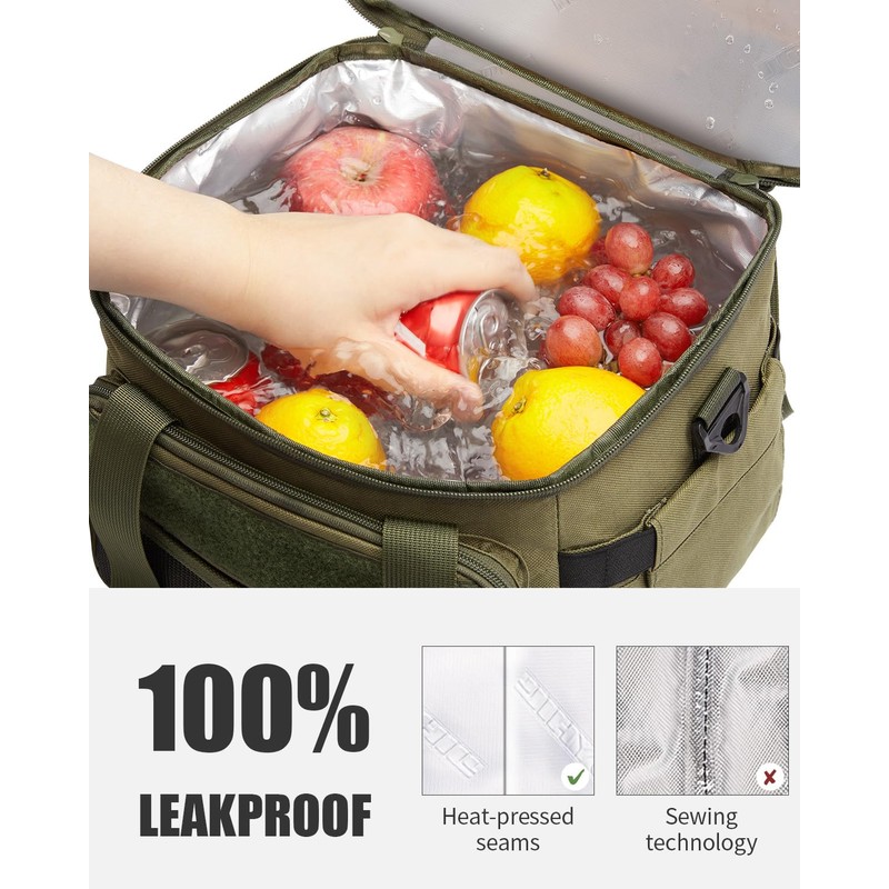 JOYHILL Lunch Bag & Lunch Box for Men Women- Tactical