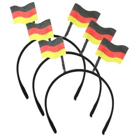 Needzo Germany Flag Bopper Headbands - Vibrant Sports Fan Gear, One Size Fits Most (Pack of 3)