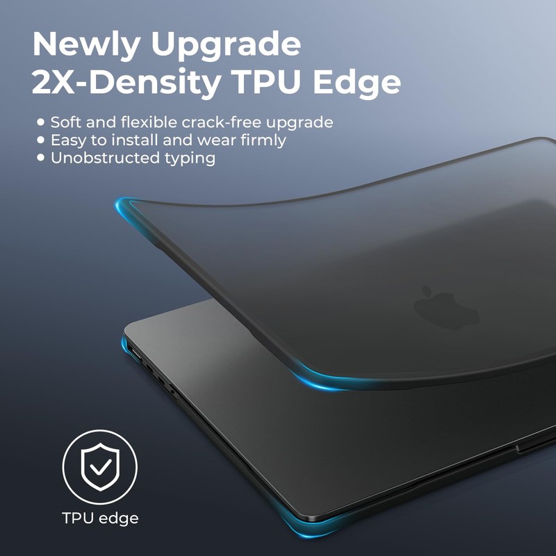 BlueSwan Anti-Cracking Hard Shell Case Compatible with MacBook Pro 14-inch