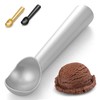 CUNSENR 7 inch Ice Cream Scoop - One-Piece Nonstick Aluminum