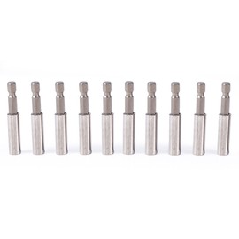 10Pcs Magnetic Extension 1/4" Hex Power Tools Screwdriver Drill Extension Bit Holder