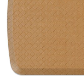 GelPro Elite Premier Gel & Foam Anti-Fatigue Kitchen Floor Comfort Mat, 20" x 48", Basketweave Khaki