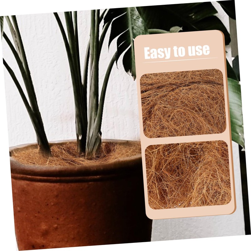 SUPVOX Coconut Palm Silk Soil Coir Mulch Fiber for Planting