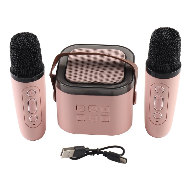 Karaoke Machine Mini Portable Wireless Bluetooth Handheld Microphone Speaker for