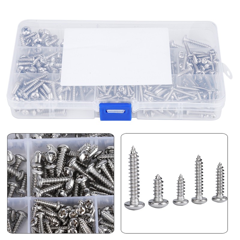 410PCs Self Tapping Screw Hardware Mixed Set Mini Power Tool