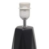 Simple Designs LT2082-BLK Ceramic Prism Table Lamp, Black