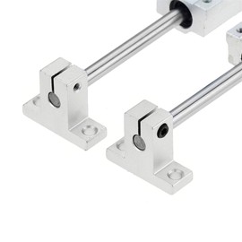 SUOFEILAIMU 4pcs SK8 SK10 SK12 SK16 SK20 SK25 SK30 SK35 8mm Linear Bearing Rail Shaft Support XYZ Table CNC Router SH8A 3D Printer Part (Guide Length : SK30)