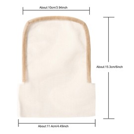 YANTAISIYU 3 Pieces 4X4 Inch Lace Net Wig Accessories Lace Base Net Frontal Closure Base for Wig Making Lace Top Closure (Light Brown)