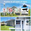 WEILAILIFE Solar Powered Deck Lights for Sign, Outdoor Solar LED