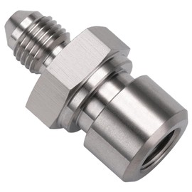 Podavelle 3AN Male to M10x1.25 Metric Inverted Flare Female Brake Line Adapter Fitting Stainless Steel