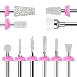 Makartt Nail Drill Bits:10Pcs Dimond Sanding Bit Sets