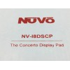 NUVO Concerto Display Pad With Interchangeable Trim NV-I8DSCP Home Keypad
