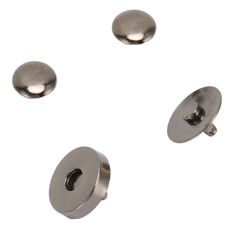 50 Sets Magnetic Button Clasp Snaps 18x5mm High Hardness Alloy