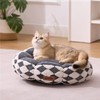 ZOMISIA Cat Beds for Indoor Cats, Cute Donut Kitten Beds