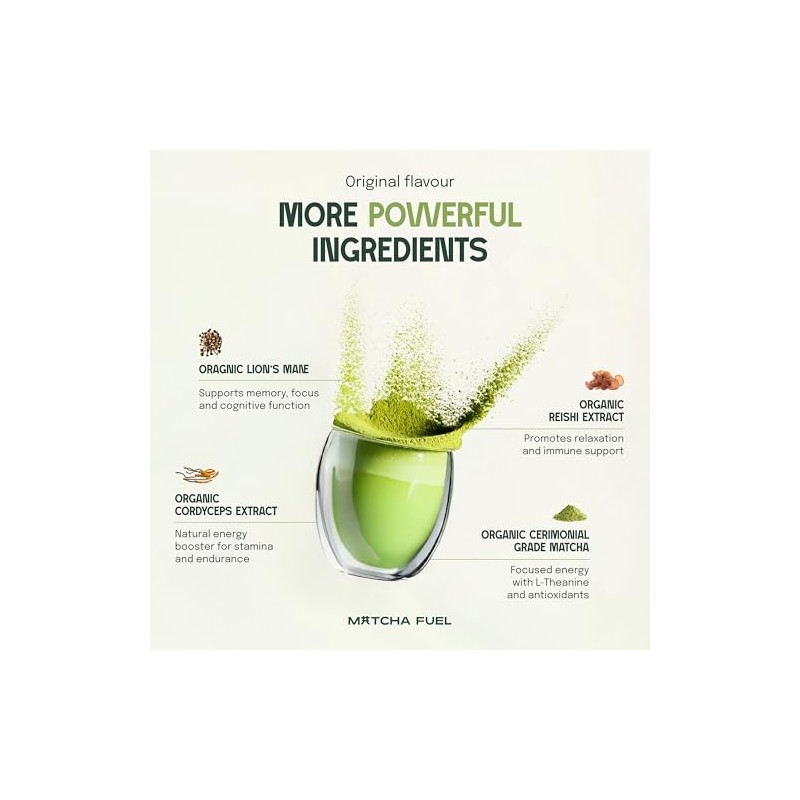 Matcha Fuel SuperLatte - Adaptogenic Matcha Latte Powder