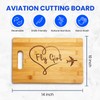 Fly Girl Cutting Board, For Flight Attendants, Bamboo