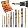 ROGAPER Screw Extractor and Left Hand Drill Bits Set, Bolt
