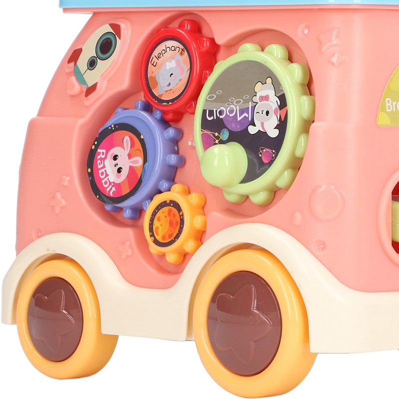 Bus Beat A Mole Toy Educational Sound Light Interactive Musical