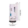 210mm Height White Toilet Push Button Valve Element Dual Flush